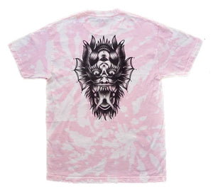 Demon Tee - Acid Wash Pink